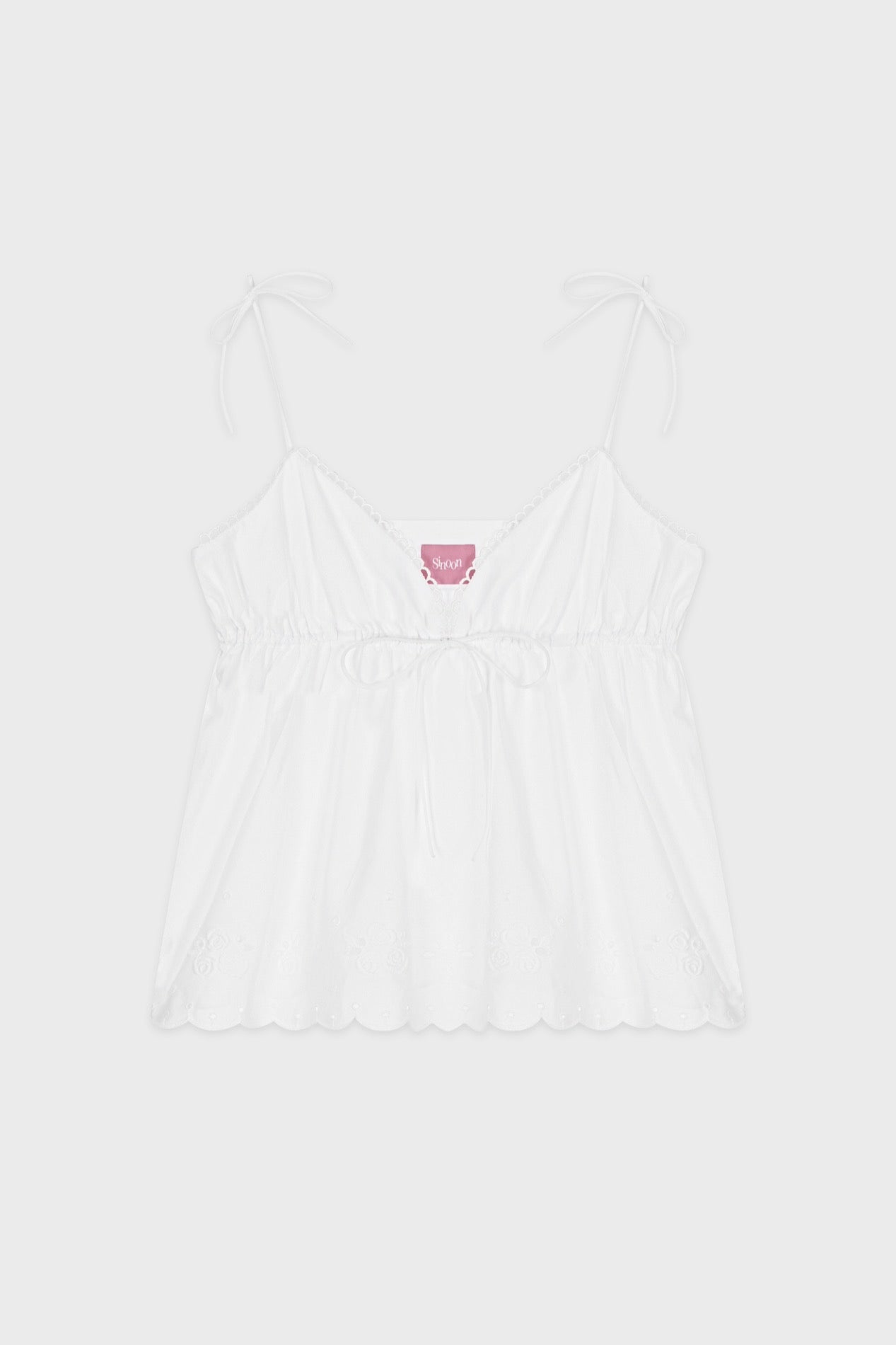 sinoon-ss-25-rose-scallop-sleeveless-white-white-s