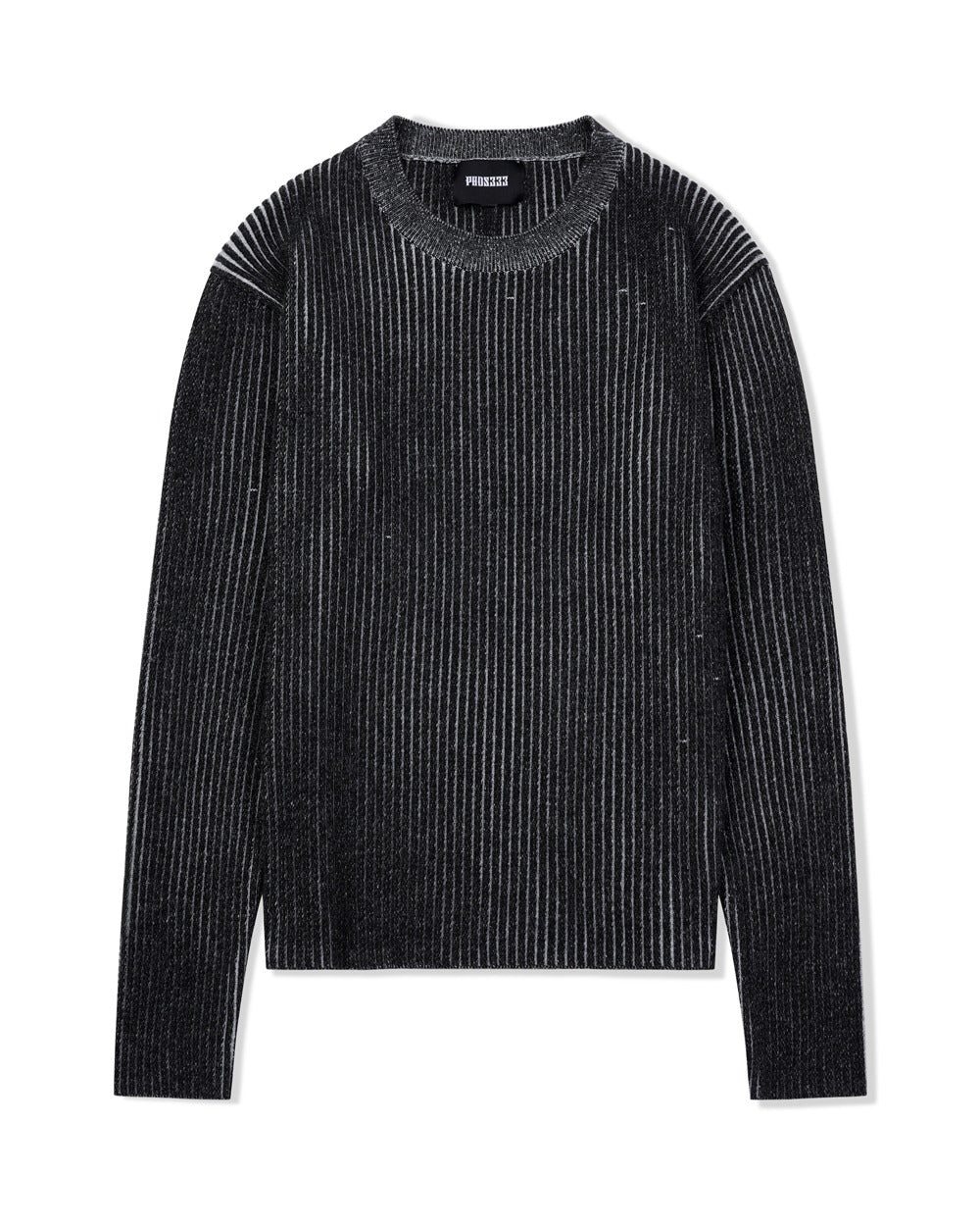 phos333-fw-26-m-ribbed-knit-sweater-black-black-s