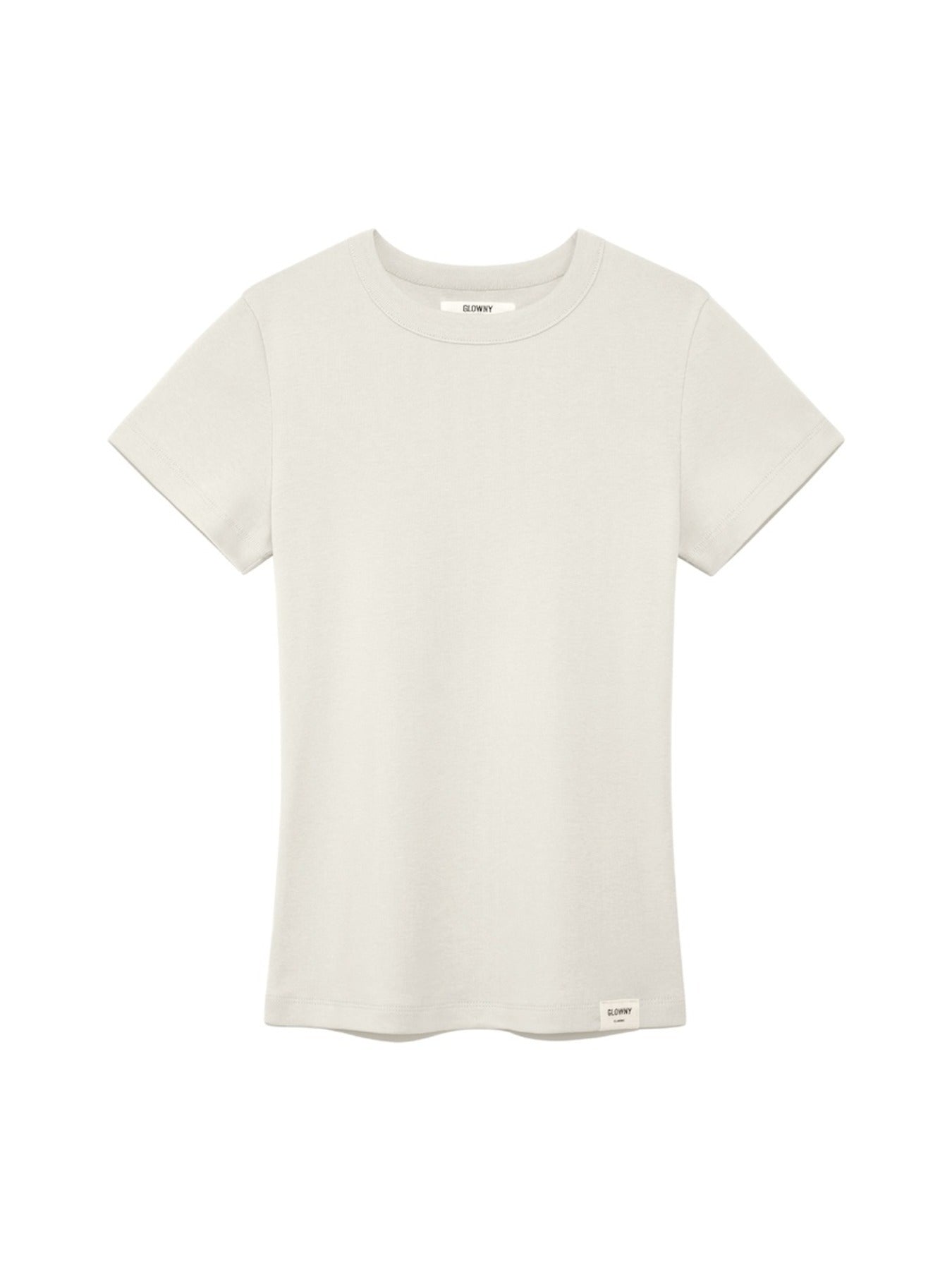 glowny-ss-25-g-classic-fitted-tee-marshmallow-marshmallow-s