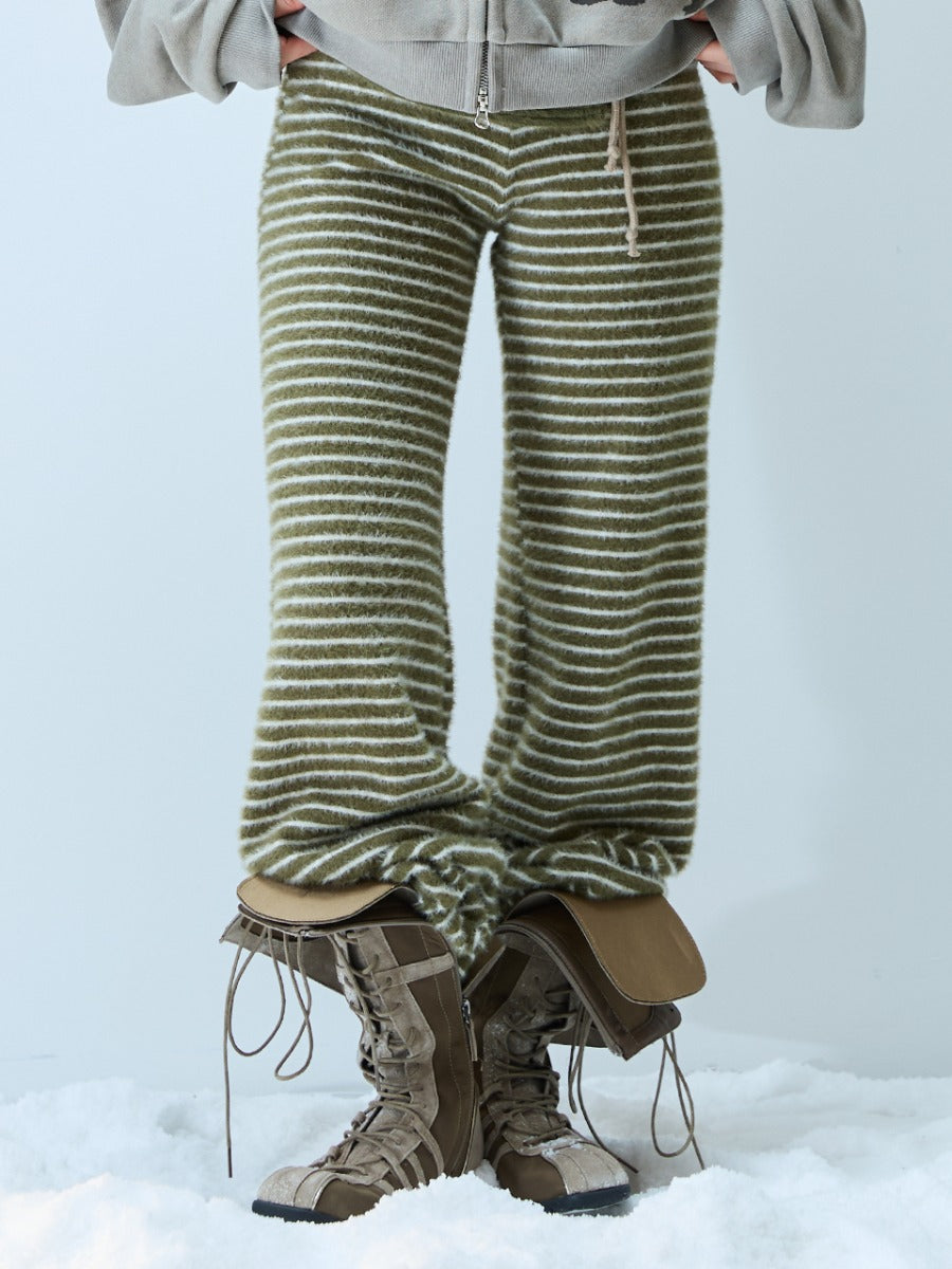 lartigent-fw-25-l21-cozy-pluffy-knit-pants-olive-green-olive-green-s