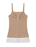 uglyshadow-ss-26-checkered-lace-sleeveless-brown-brown-s