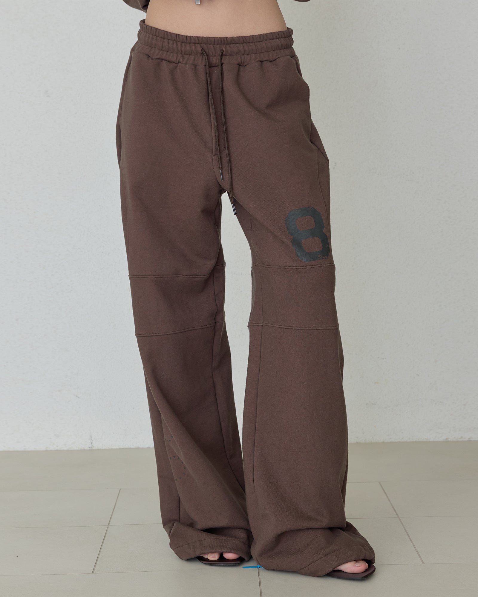 ordes-fw-25-number-sweat-pants-brown-brown-s