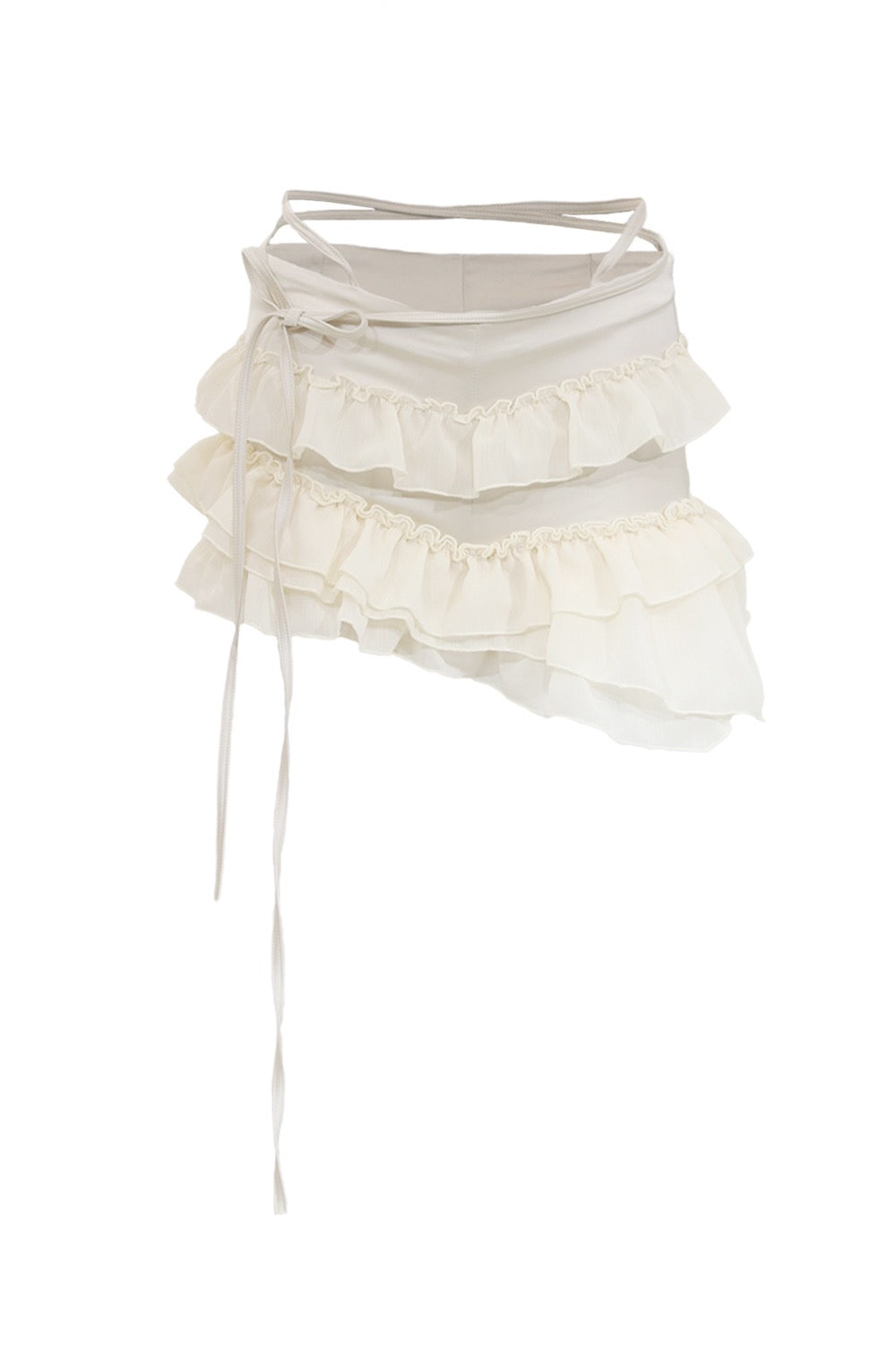 odd-one-out-fw-25-string-layered-frill-skirt-pants-beige-beige-s