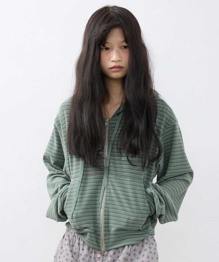 hokuspokus-fw-26-dusty-stripe-hoodie-zip-up-khaki-khaki-s