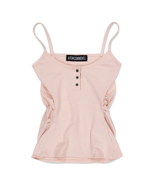 a-few-comments-fw-25-metal-button-shirring-tank-top-pink-pink-s