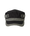 dandel-ss-26-dd-check-panel-military-cap-black-black-s