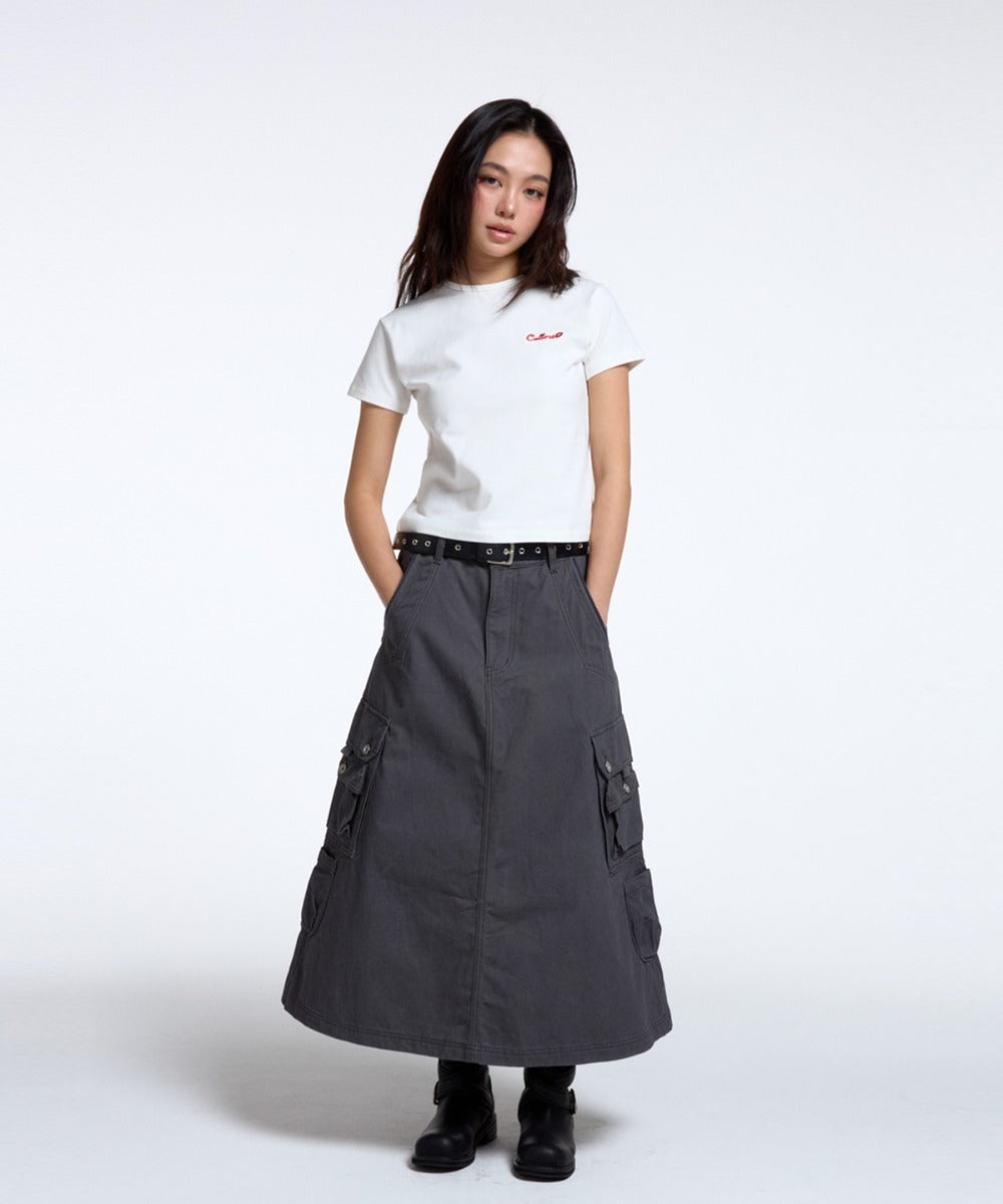 call-out-new-year-ss-26-cony-multi-pocket-cargo-skirt-charcoal-charcoal-s