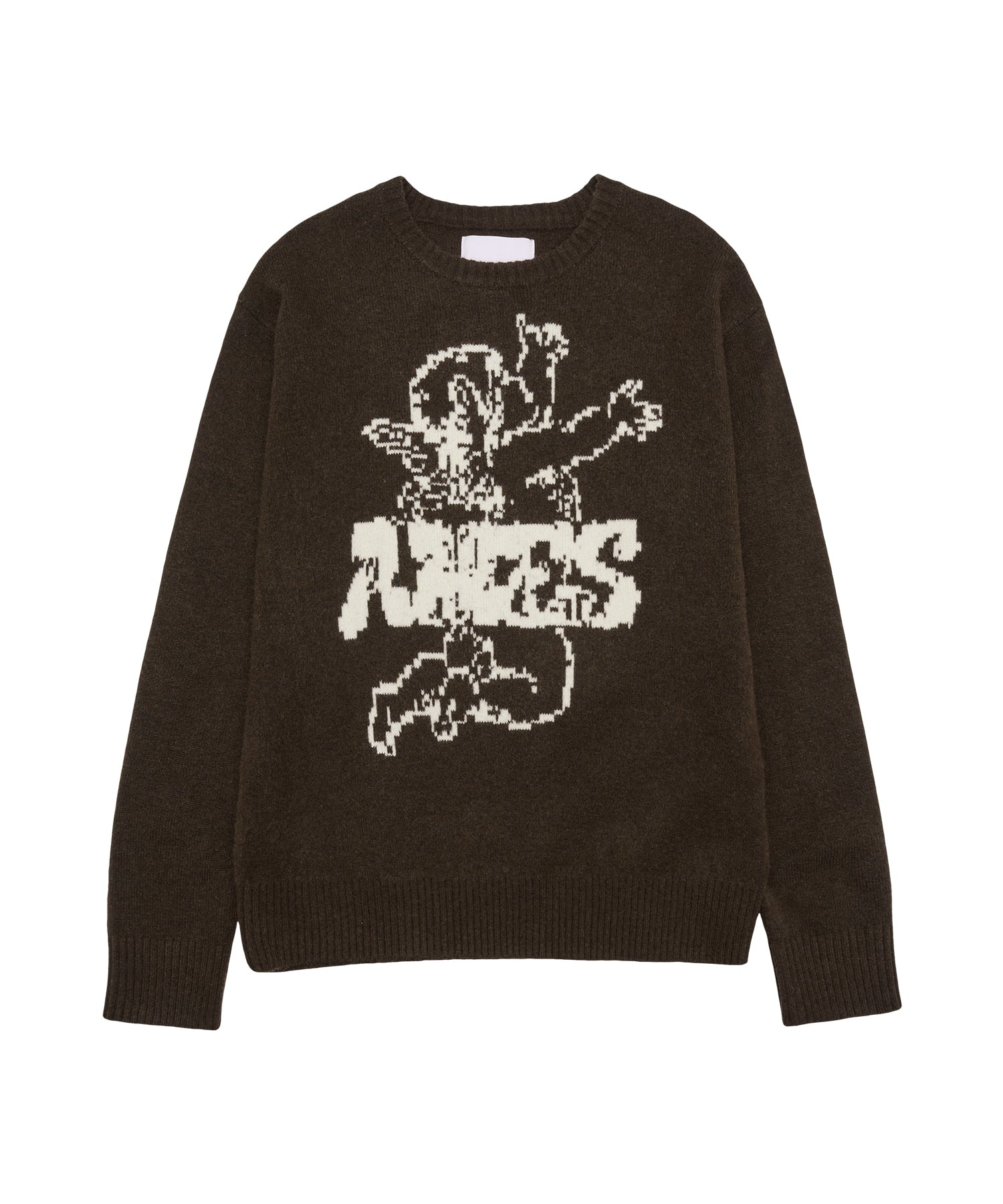 ames-worldwide-fw-25-angel-graphic-knit-brown-brown-s