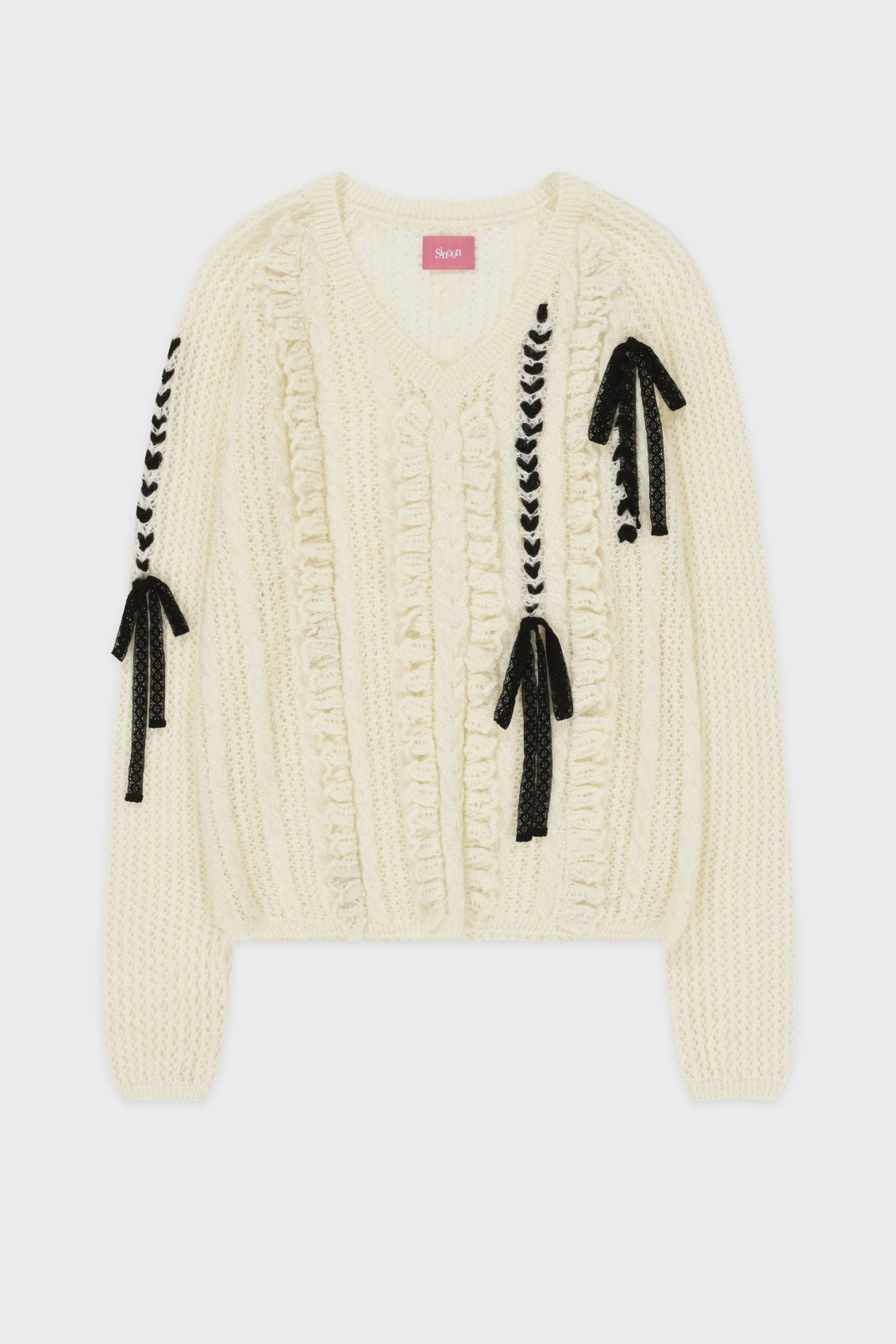 sinoon-fw-25-crochet-ribbon-tie-v-neck-pullover-ivory-ivory-s