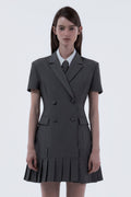 mausoleum-ss-26-jenn-pleated-half-sleeve-suit-jacket-dress-grey-gray-s