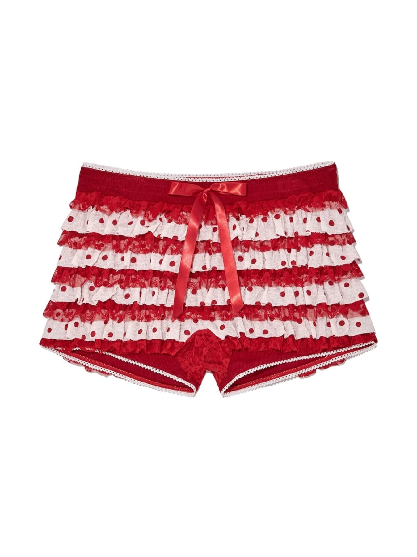 glowny-ss-25-coco-dot-bloomer-shorts-red-red-s