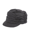 bauf-fw-26-soft-shirred-cap-star-charcoal-charcoal-s
