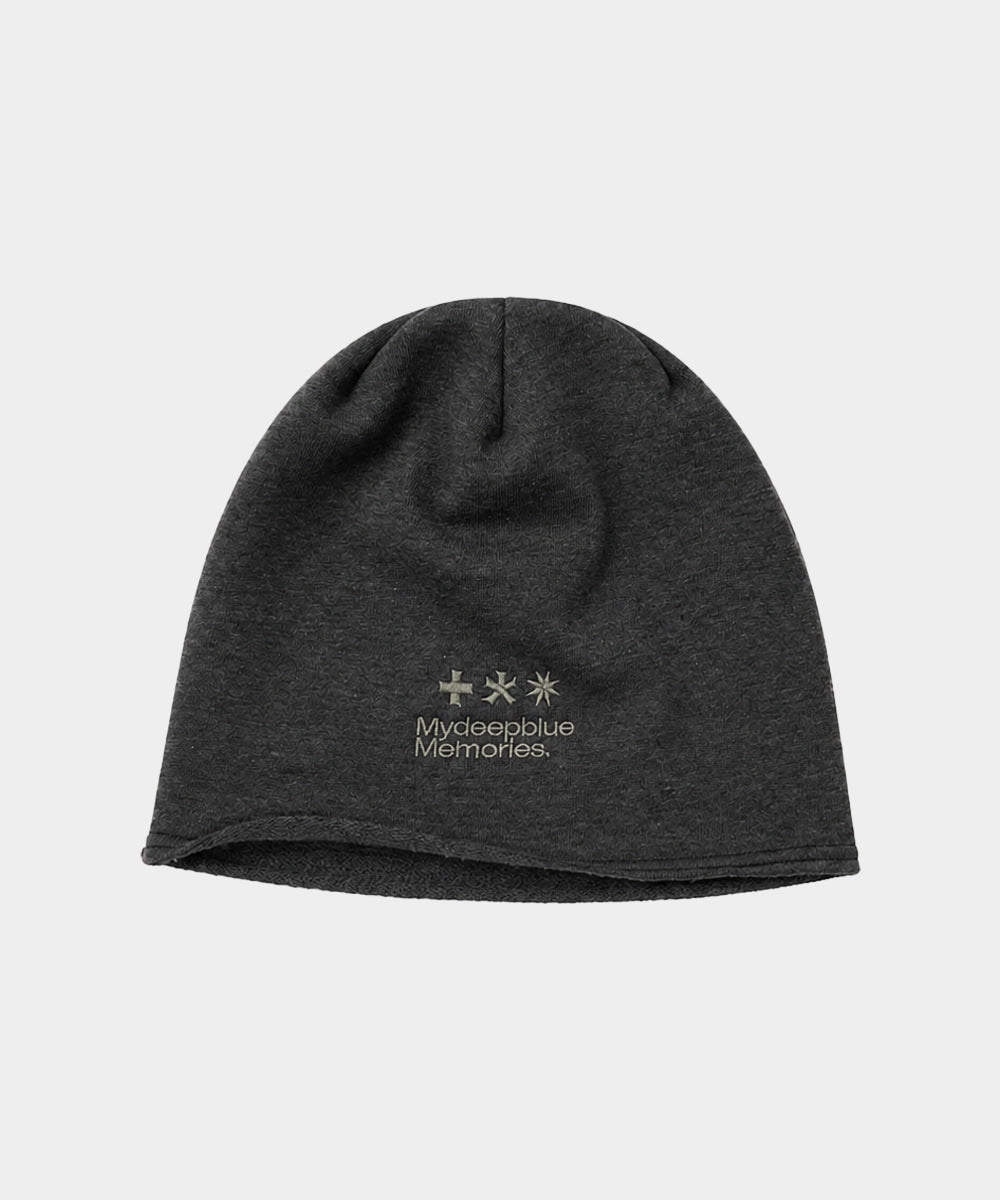 my-deep-blue-memories-fw-26-mm-logo-roll-beanie-charcoal-charcoal-s