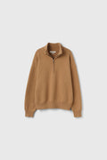 anedit-fw-26-i-lena-silk-wool-half-zip-collar-knit-almond-black-s