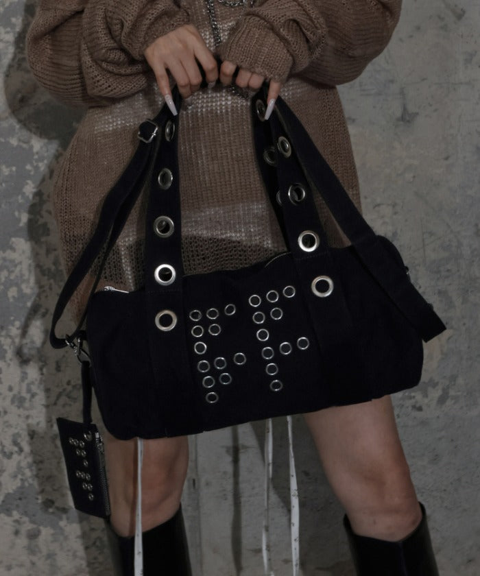 fancy-club-fw-25-ffff-eyelet-duffle-bag-black-f25ze030-black-s