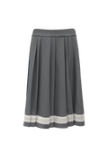 chemehc-fw-26-lace-pleated-skirt-gray-gray-s