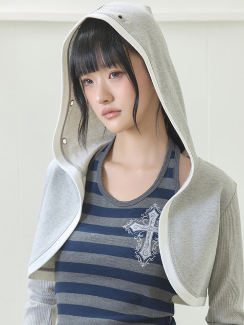luv-is-true-ss-26-el-eyelet-hood-bolero-cardigan-gray-gray-s