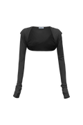 chemehc-ss-26-knot-overlap-bolero-charcoal-charcoal-s
