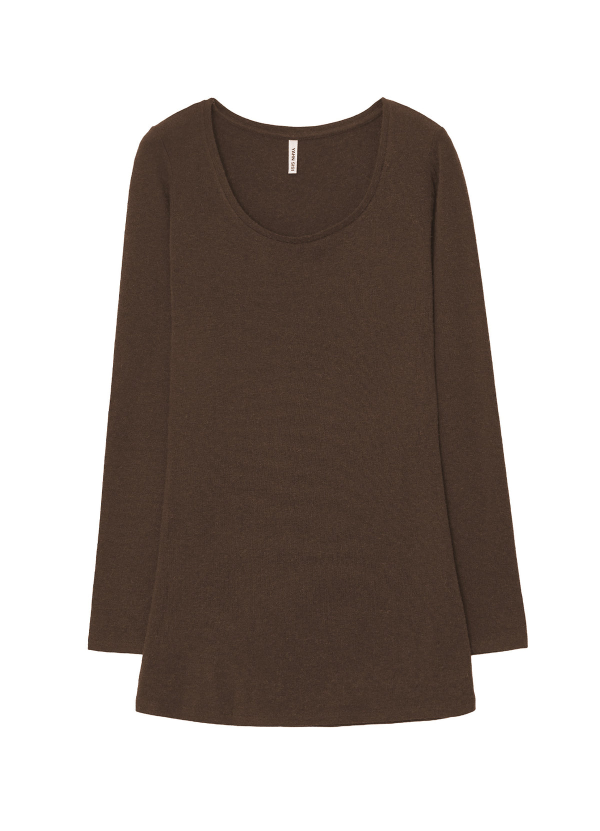 yahn-sisi-fw-26-whisper-wool-dress-brown-brown-s