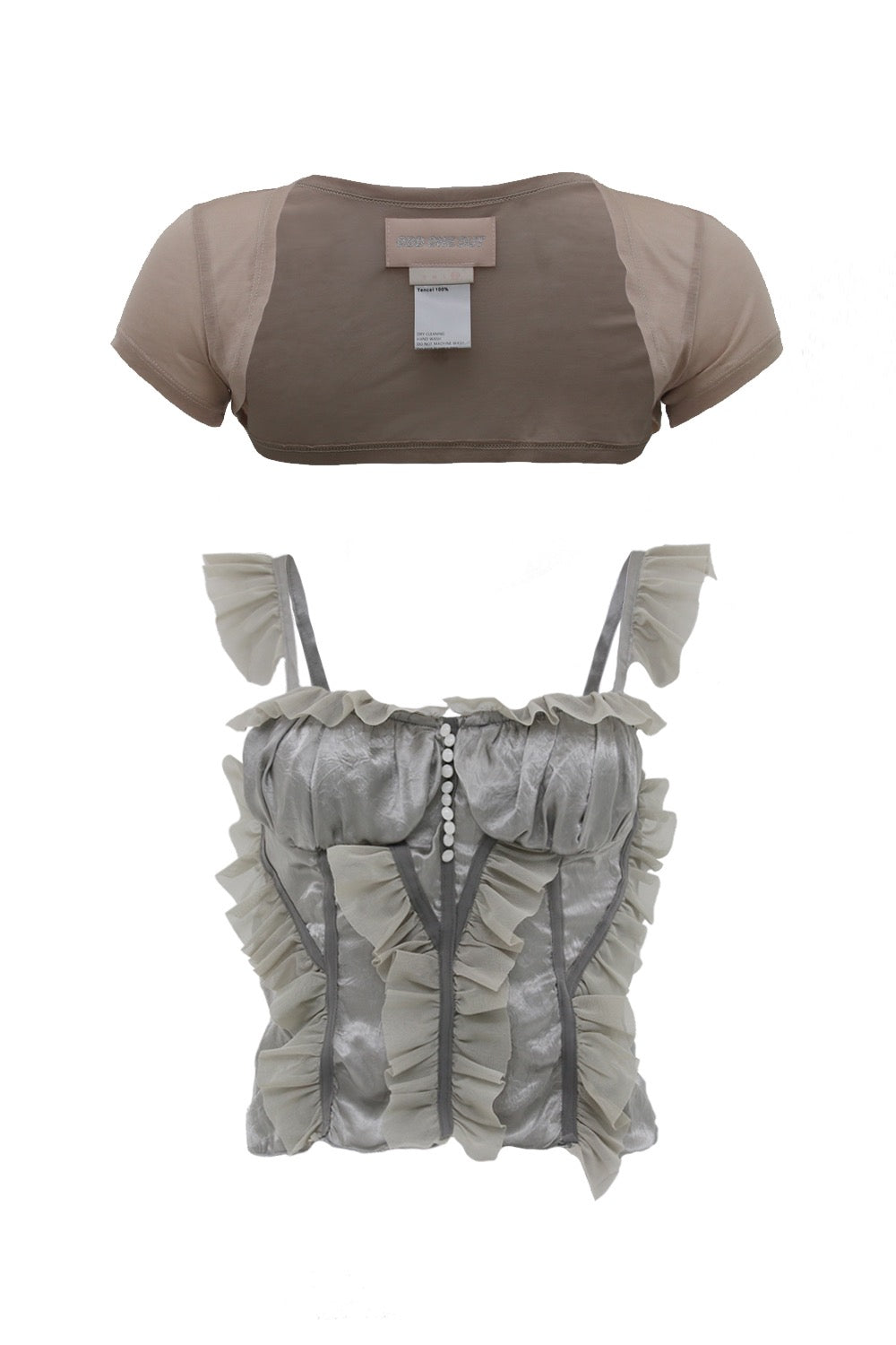 odd-one-out-ss-26-colored-mash-shirring-topbolero-gray-red-s