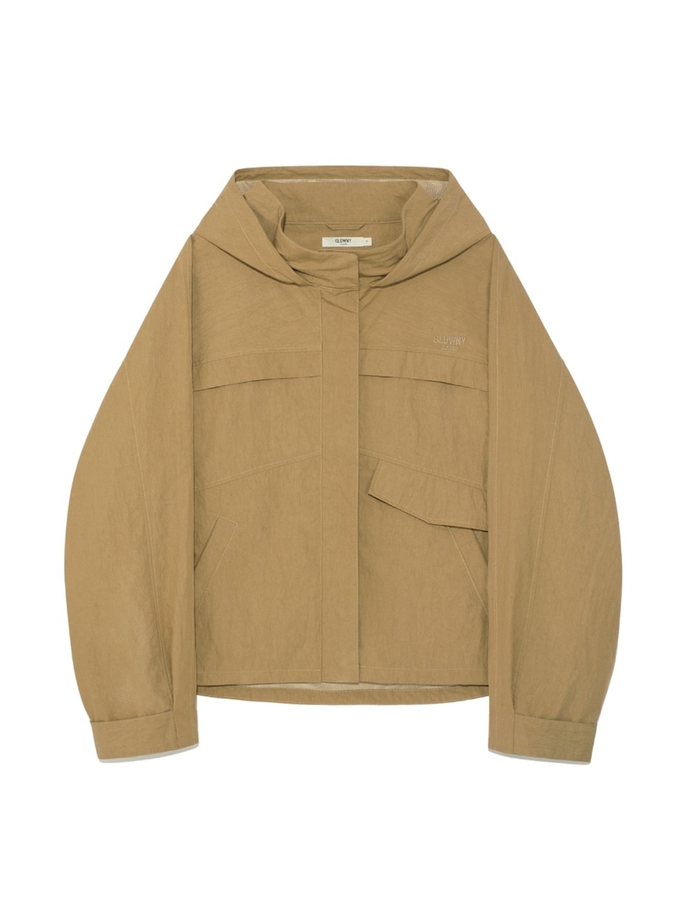 glowny-ss-26-g-packable-hood-jacket-brown-brown-s