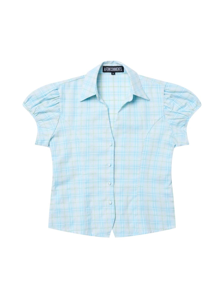 a-few-comments-ss-26-open-collared-glow-check-shirt-blue-blue-s