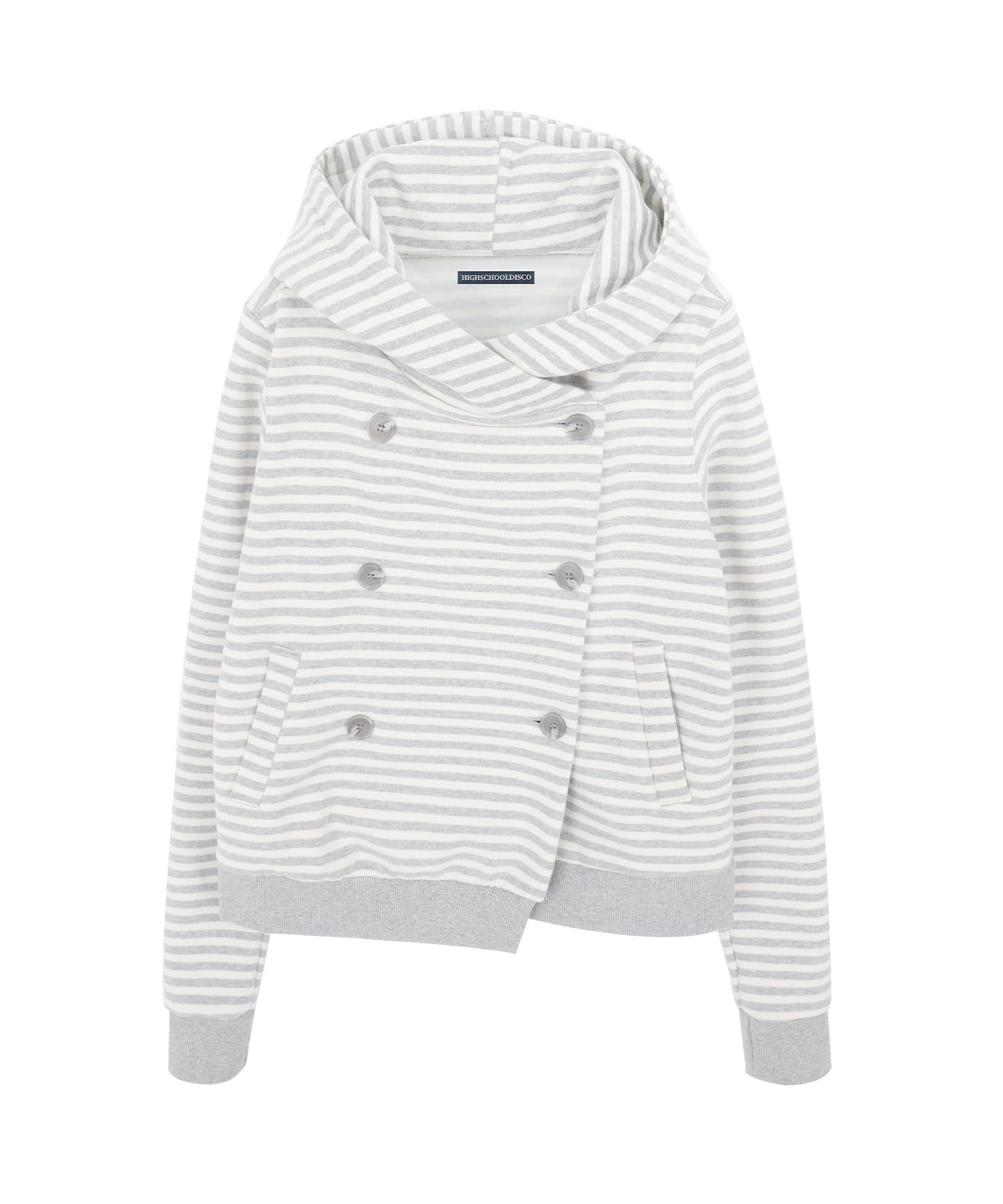 high-school-disco-fw-25-double-button-striped-hooded-jacket-cream-melange-gray-cream-melange-gray-s