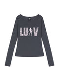 luv-is-true-fw-26-rl-lace-luv-sleeve-tee-charcoal-charcoal-s