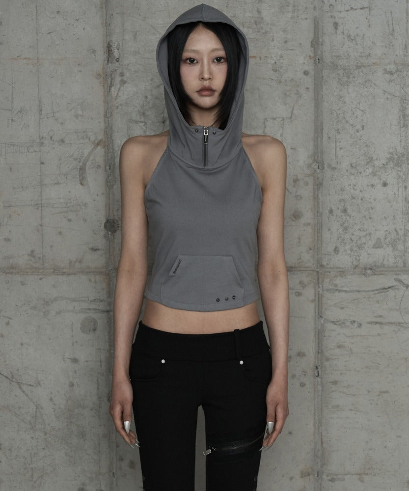 etre-au-sommet-ss-26-zipper-halter-turtleneck-point-pocket-hoodie-gray-gray-s