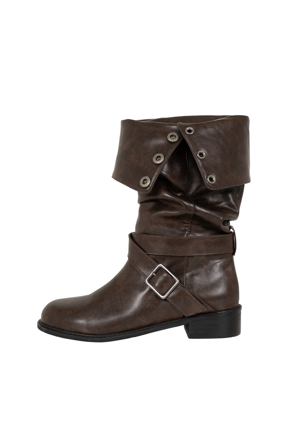 synerjyn-fw-25-folded-buckle-boots-brown-brown-s