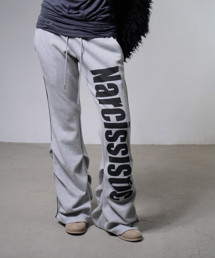 nastyfancyclub-fw-26-narcissistic-pintuck-sweatpants-melange-f26zd470-melange-s