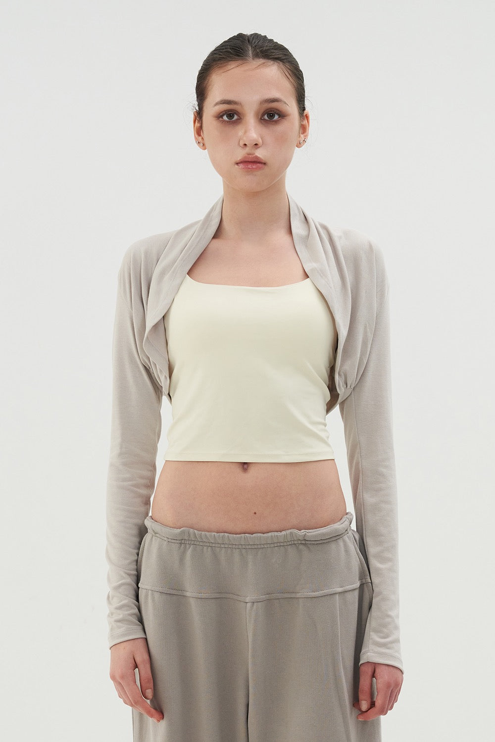 odd-one-out-ss-26-ballerina-drape-cardigan-l-khaki-l-khaki-s