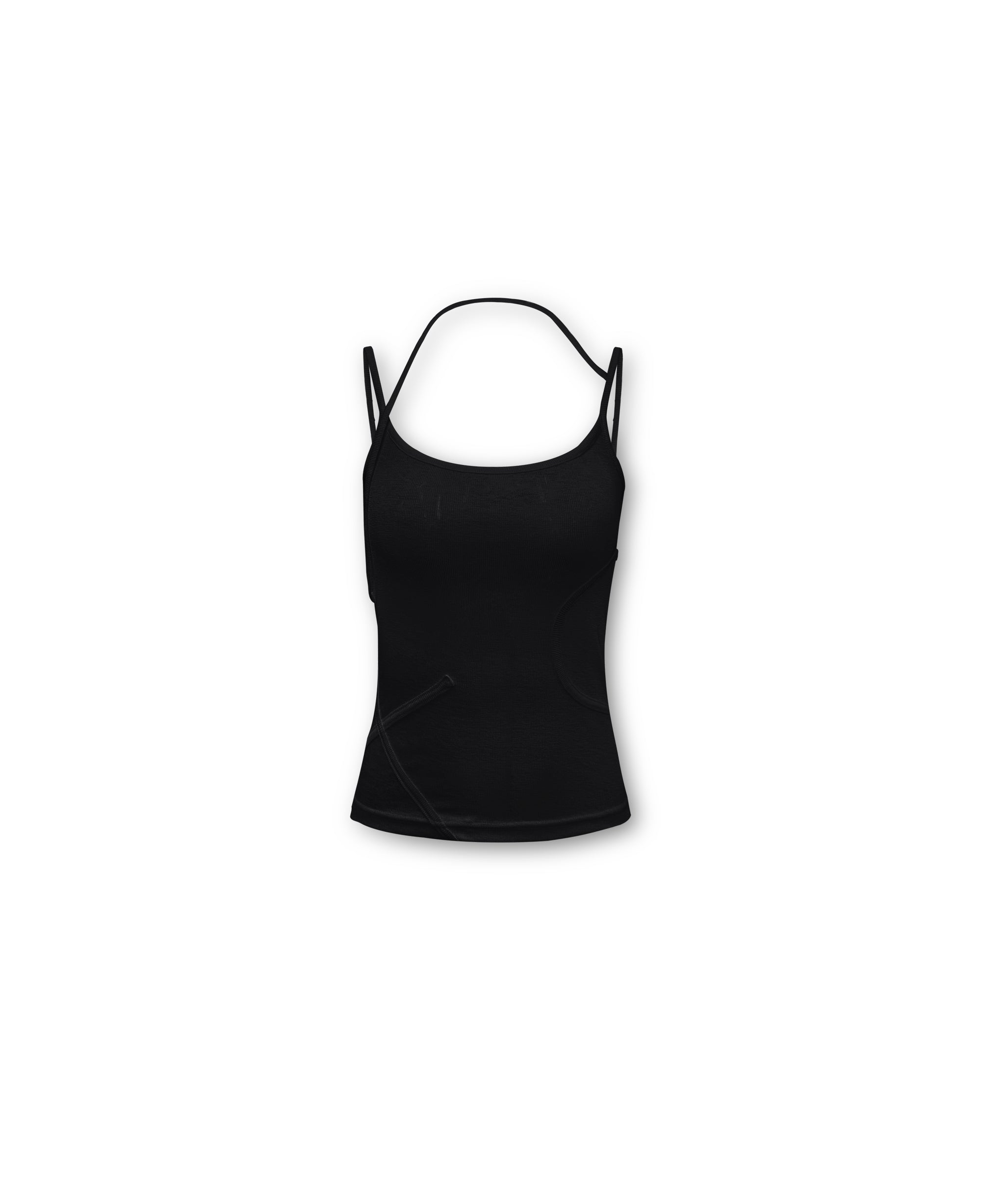 0104-ss-25-s/no.11-line-trimming-sleeveless,-black