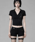 etre-au-sommet-ss-26-rib-collar-roll-up-shirring-top-black-black-s