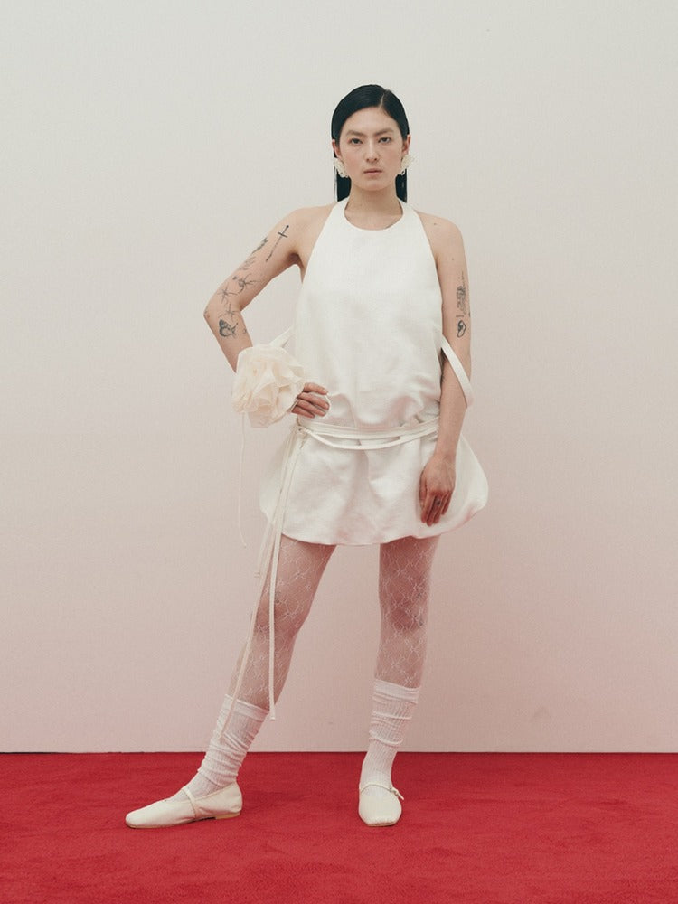 parkssy-ss-25-glitter-puff-dress-top(ivory)