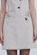 mausoleum-fw-26-bella-double-button-wrap-skirt-beige-beige-s
