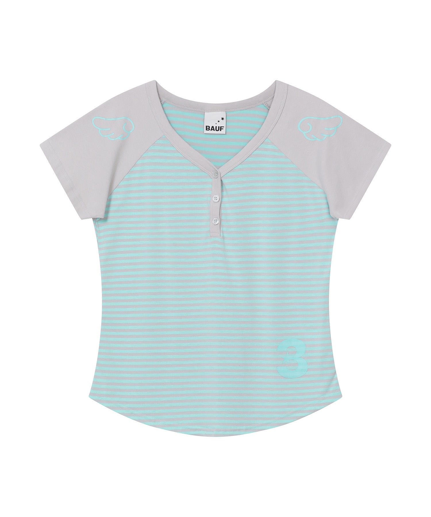 bauf-ss-26-3-button-angel-slit-t-shirt-stripe-mint-stripe-mint-s