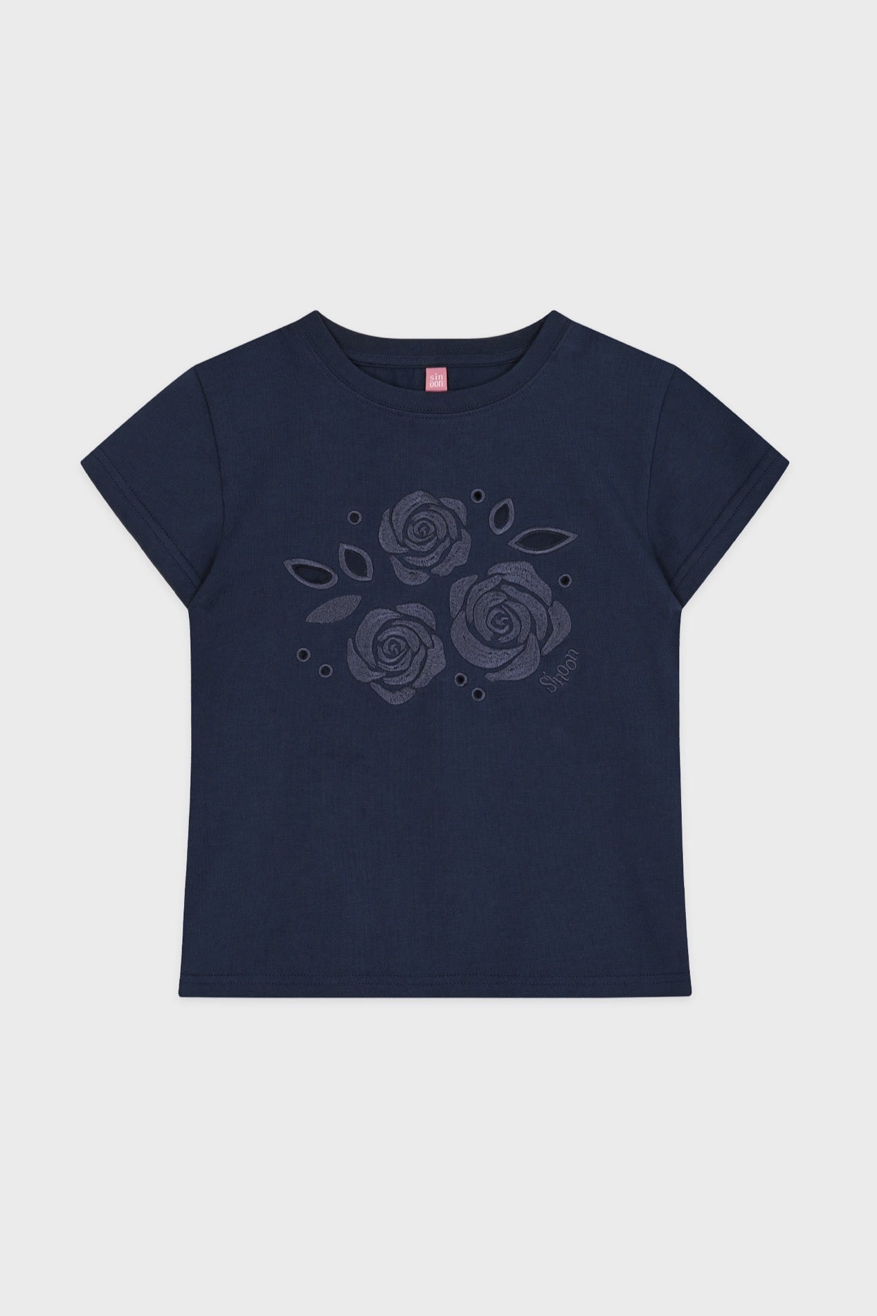 sinoon-ss-25-rose-punching-t-shirt-navy-navy-s