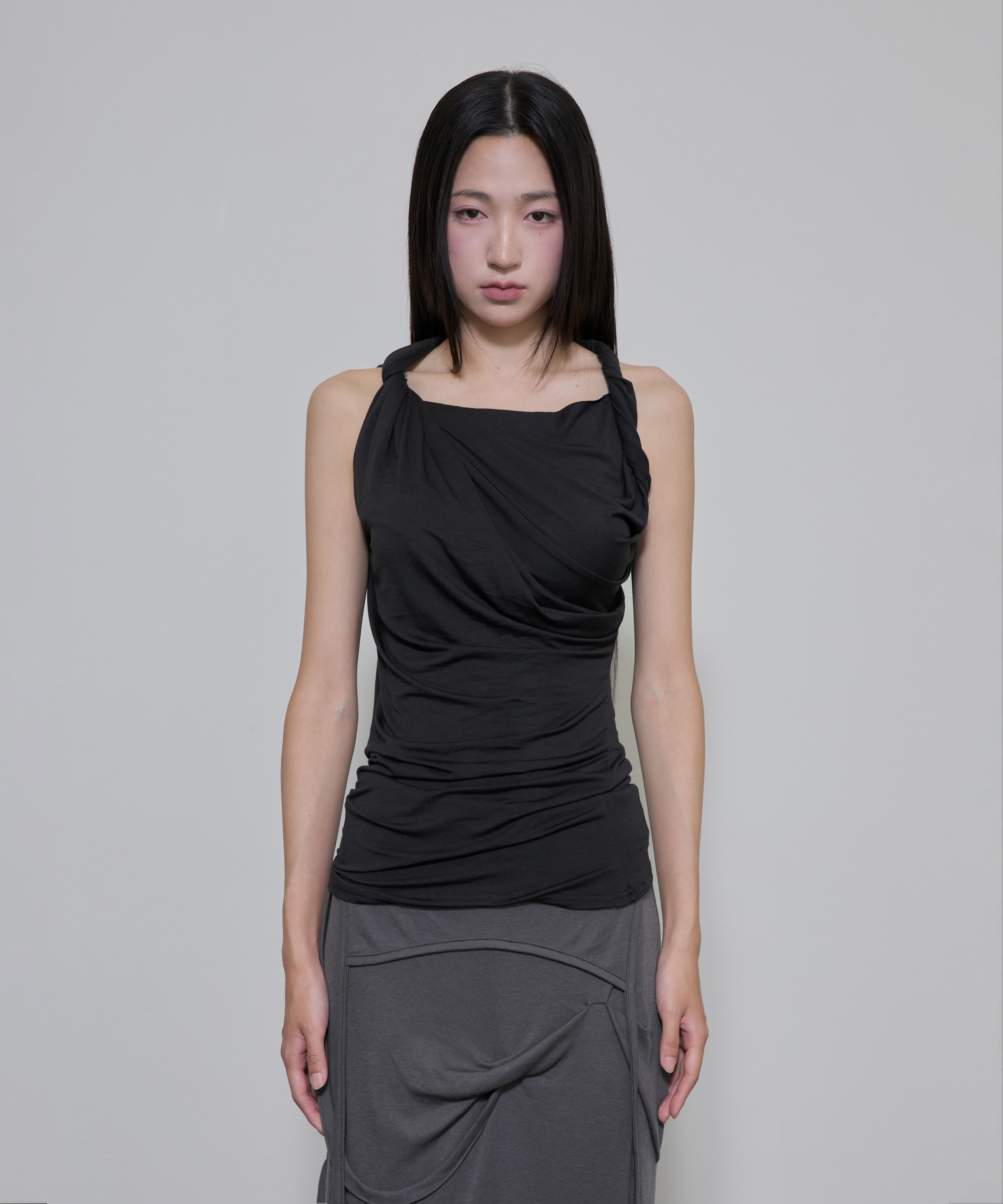 flareup-ss-26-braided-asymmetrical-sleeveless-fl-166-black-black-s