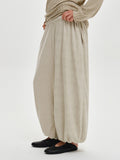 plzproject-fw-26-terry-harem-jogger-pants-oatmeal-oatmeal-s