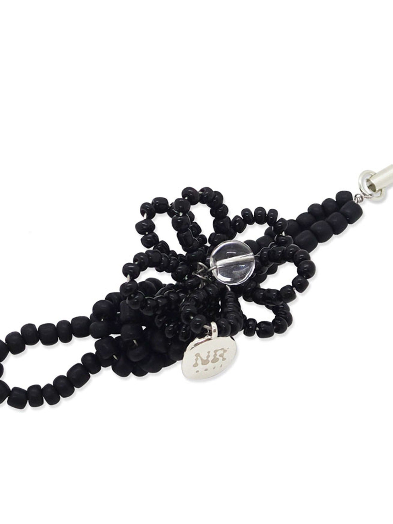 nariobjet-ss-26-nareaf-flow-knoted-keyring-black-s