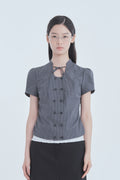 mausoleum-fw-26-string-tie-double-button-blouse-check-check-s