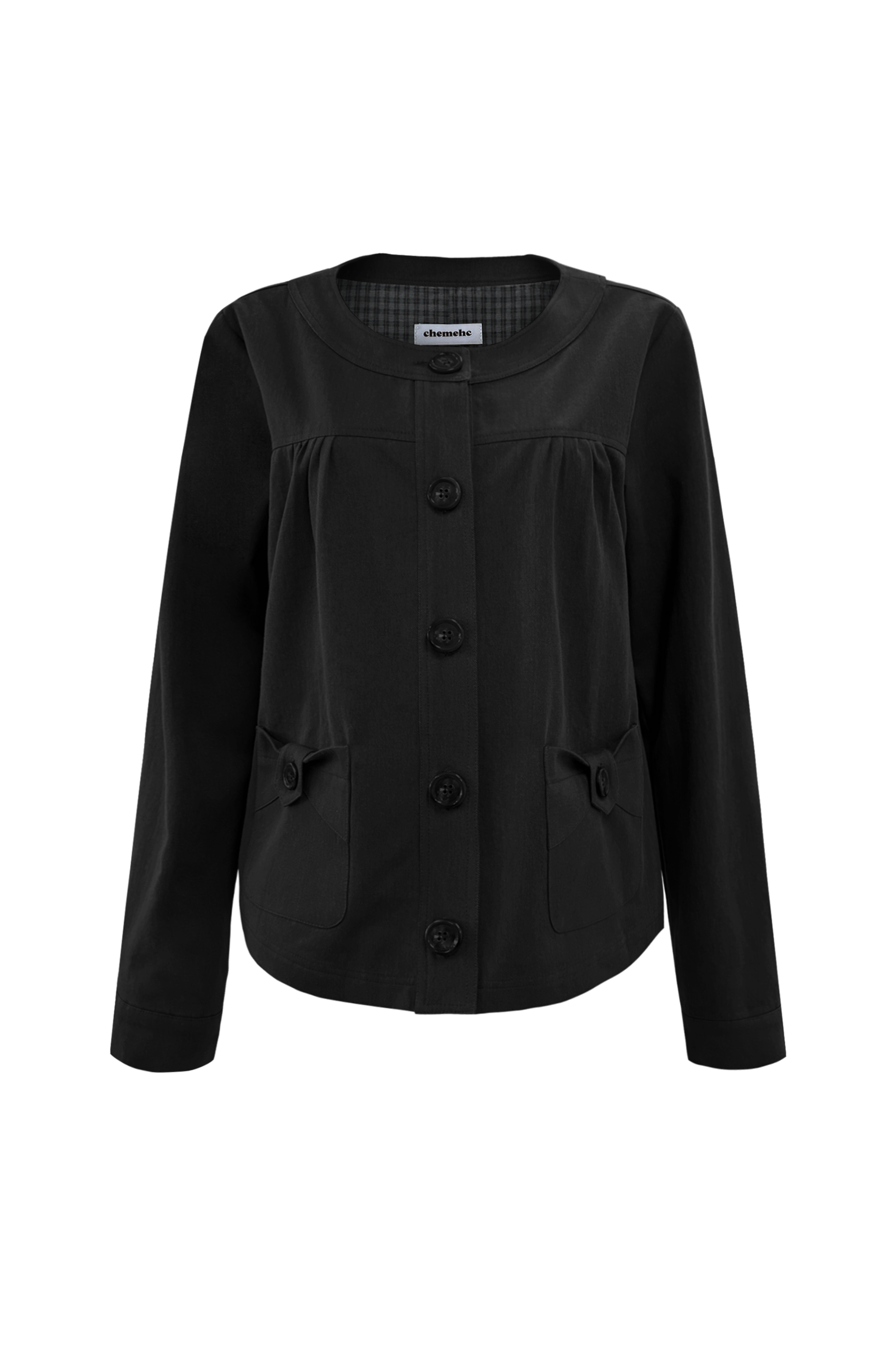 chemehc-ss-26-blush-bow-round-jacket-black-black-s