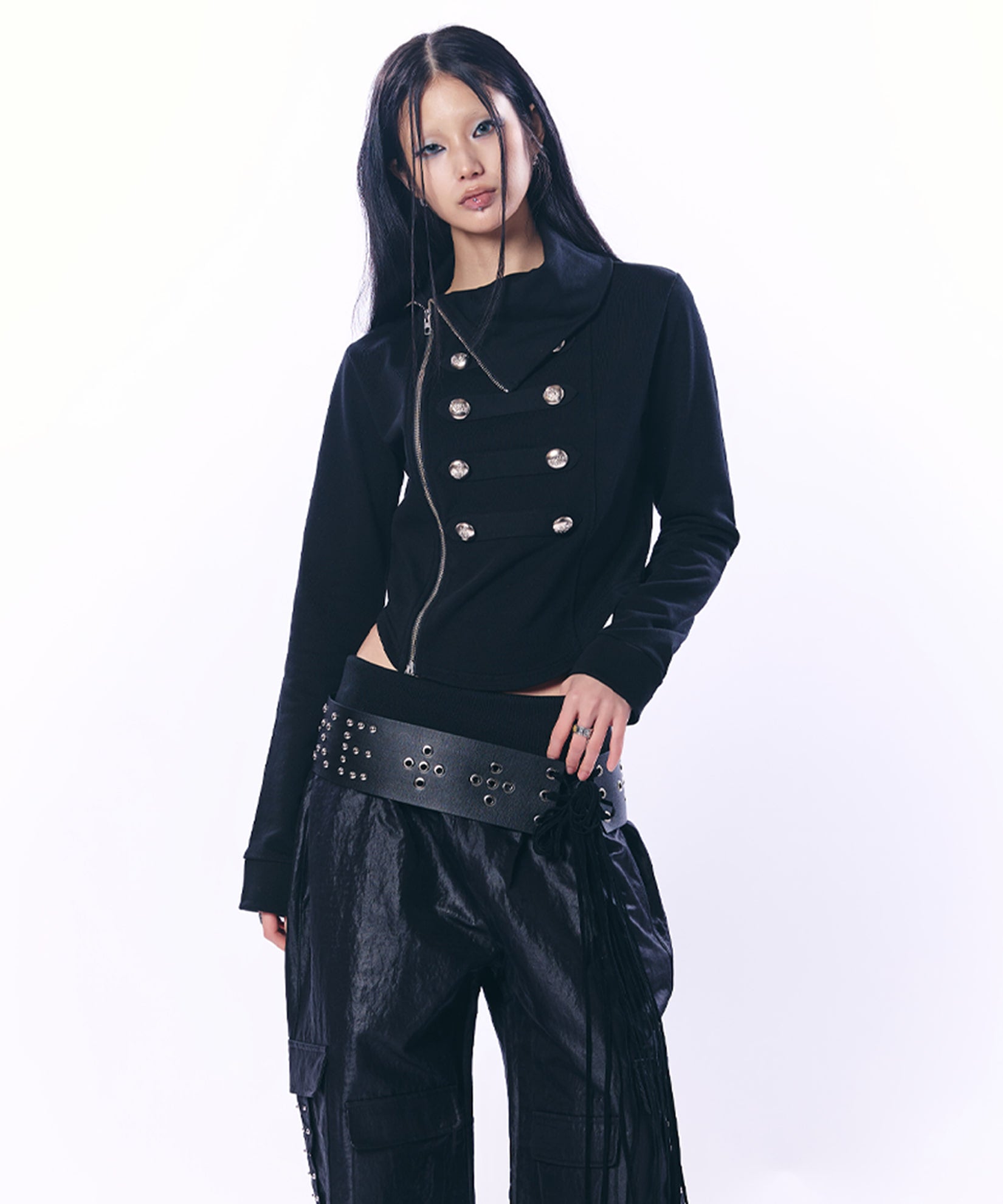 トップス SETUPEXE NAPOLEON HIGH-NECK JACKET SETUP EXE] NAPOLEON HIGH-NECK JACKET / BLACK – SellerWork