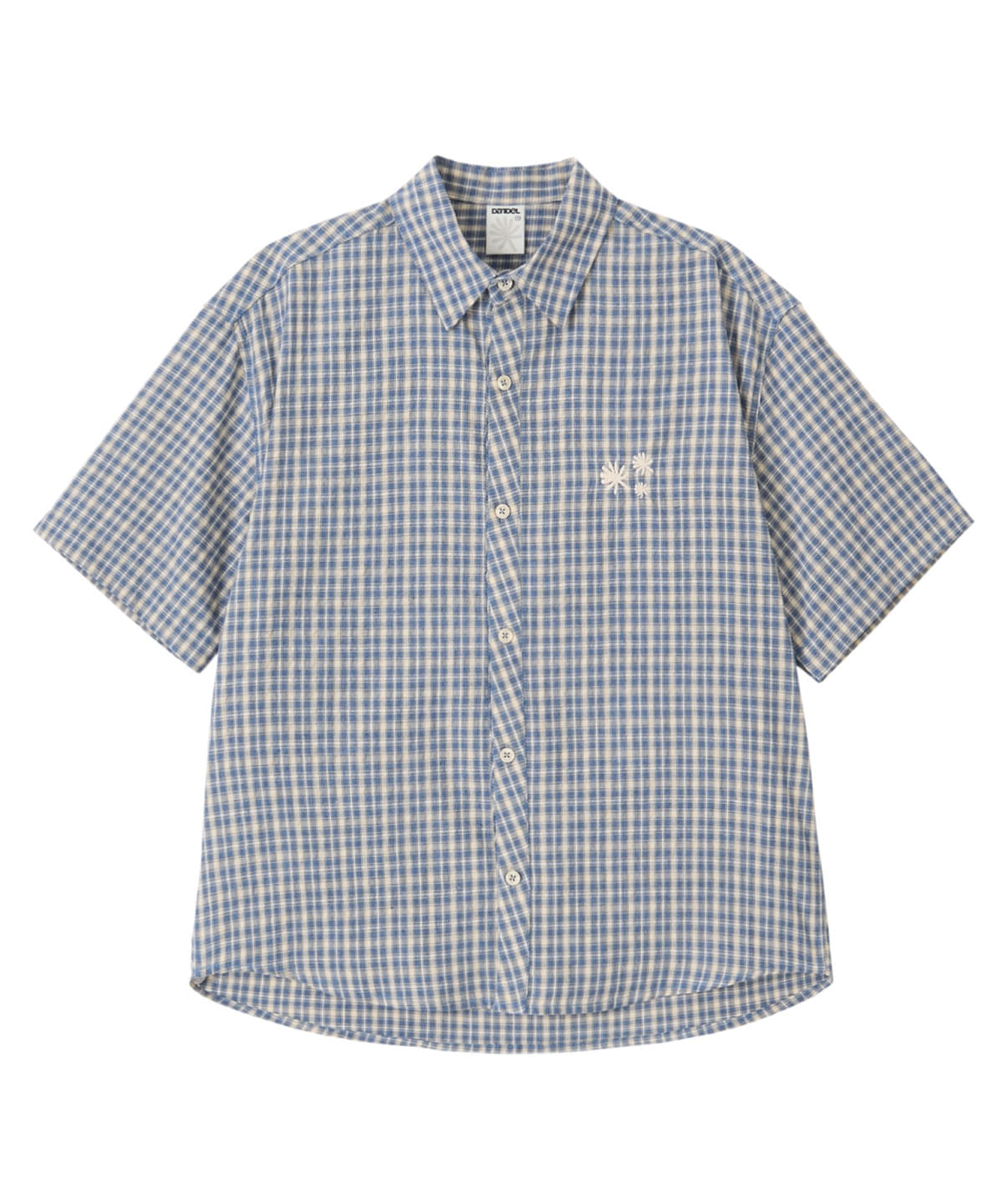 dandel-ss-25-dd-breezy-plaid-check-shirt-(sky-blue)