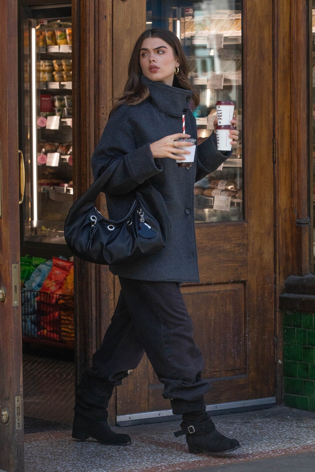 dimanche-fw-26-double-breasted-coat-grey-check-s