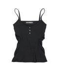a-few-comments-fw-25-metal-button-shirring-tank-top-black-black-s