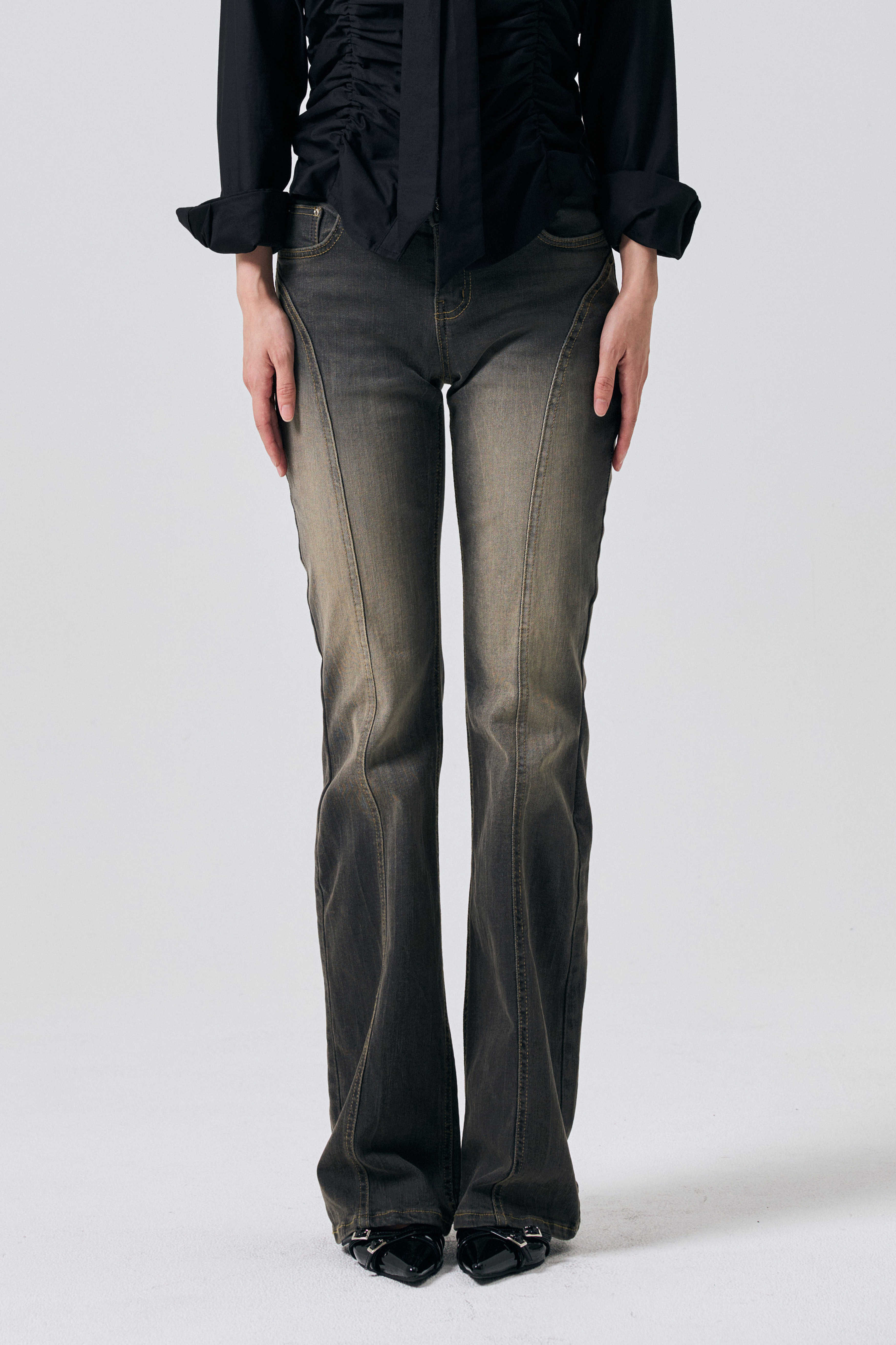 arikim-ss-26-ella-bootcut-denim-pants-black-s