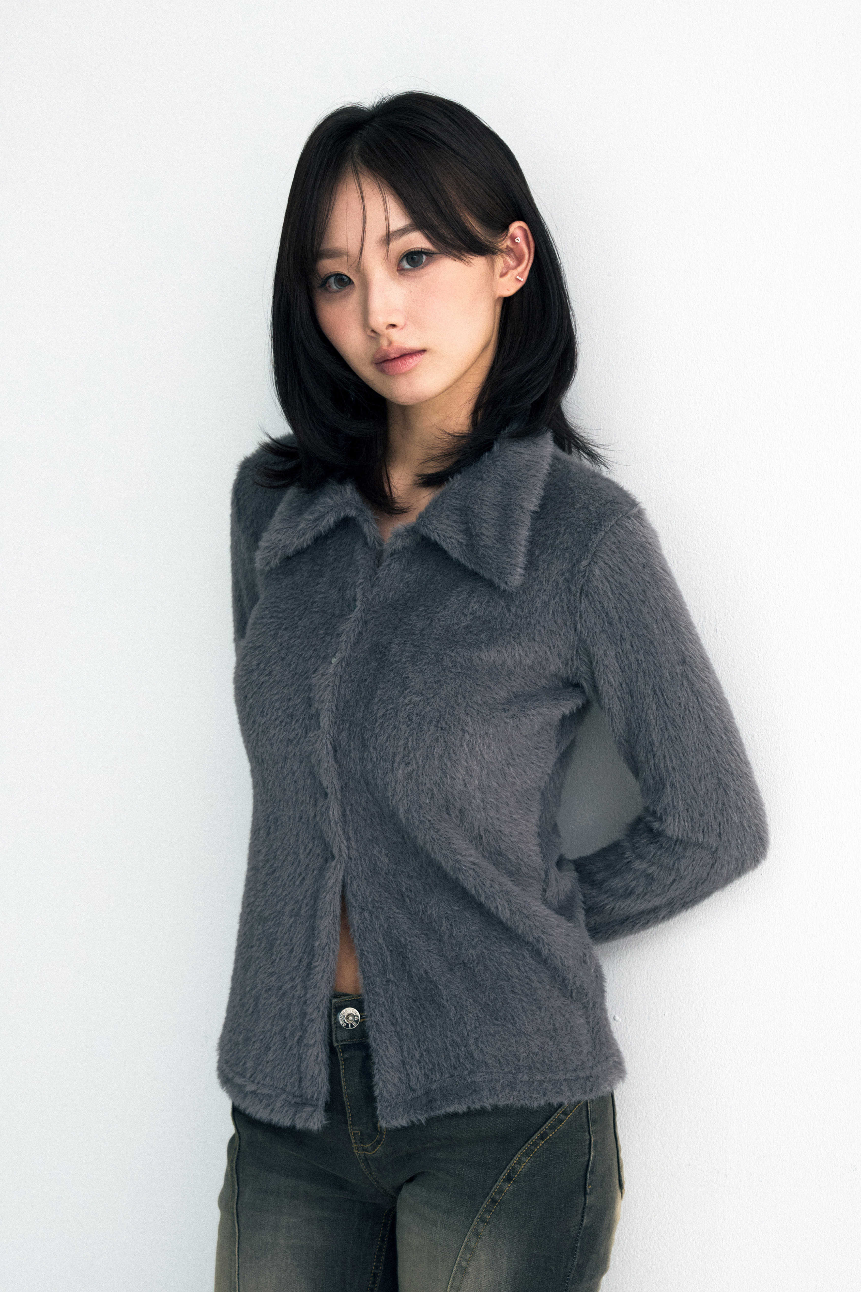 arikim-ss-26-cosmo-fur-cardigan-charcoal-charcoal-s