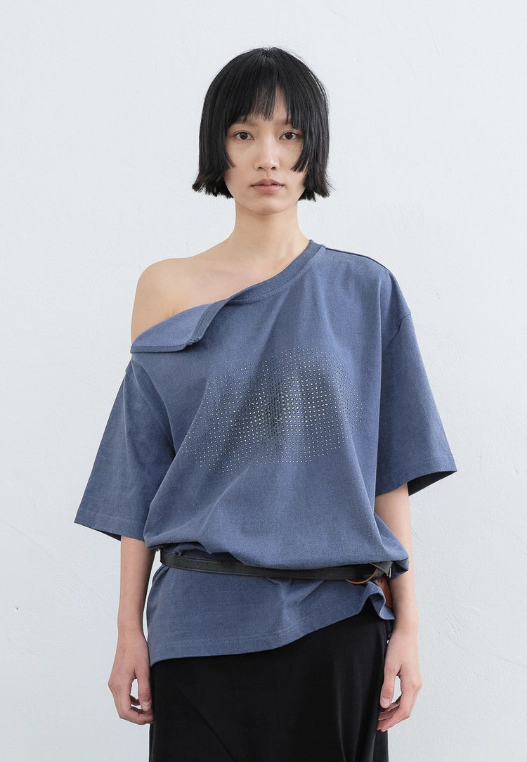 sealot-ss-26-rhine-stone-open-shoulder-half-sleeve-top-navy-navy-s